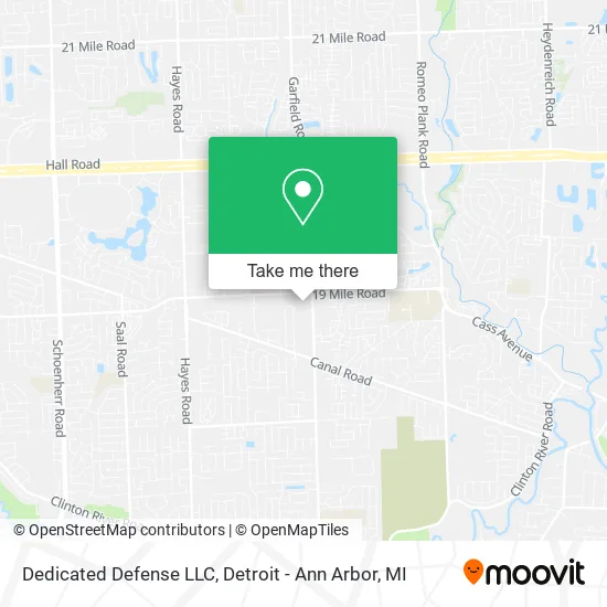 Dedicated Defense LLC map