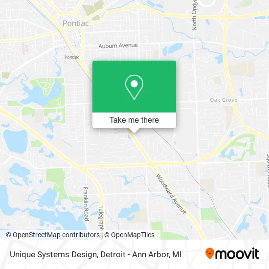 Unique Systems Design map