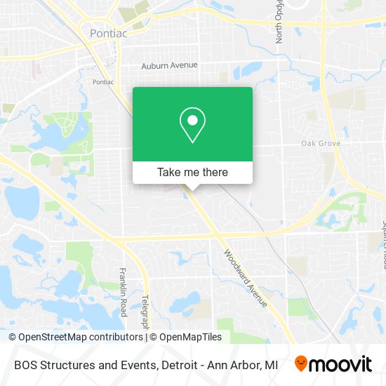 BOS Structures and Events map