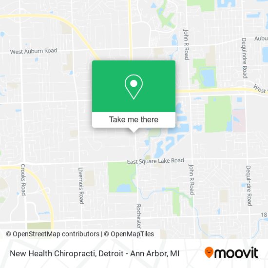 Mapa de New Health Chiropracti