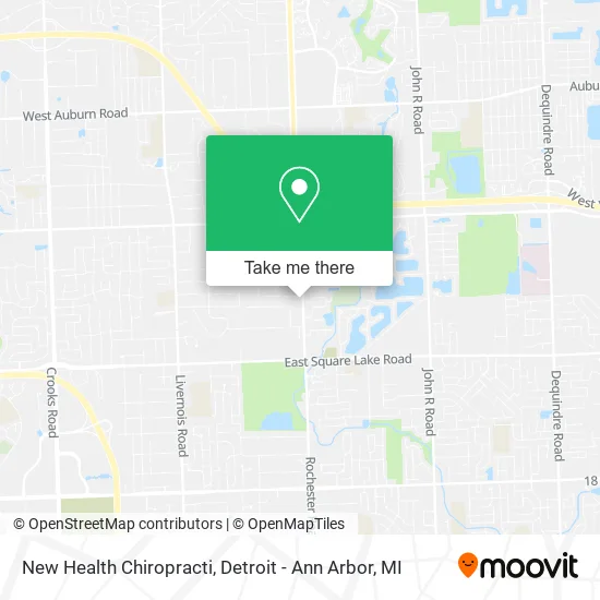 New Health Chiropracti map