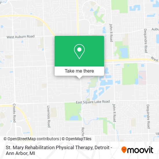 St. Mary Rehabilitation Physical Therapy map
