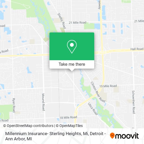 Millennium Insurance- Sterling Heights, Mi map