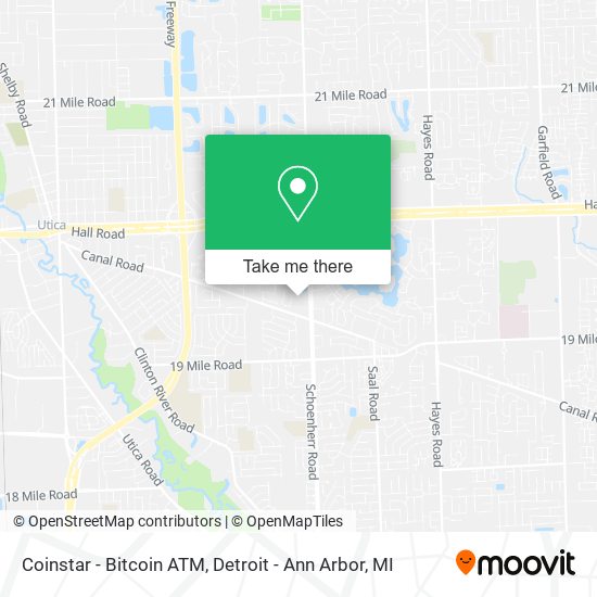 Coinstar - Bitcoin ATM map