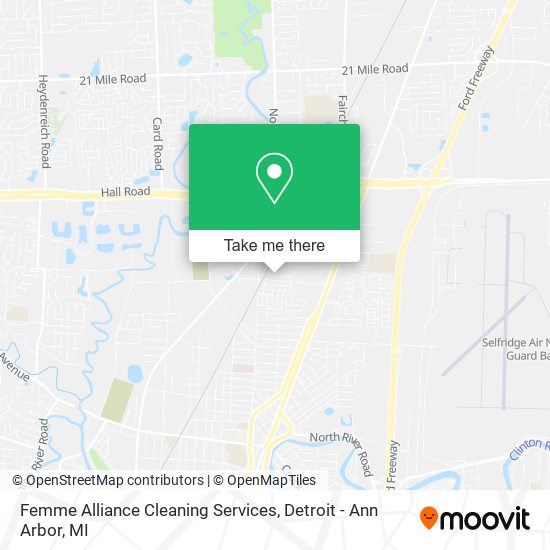 Mapa de Femme Alliance Cleaning Services