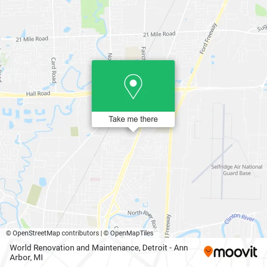 World Renovation and Maintenance map