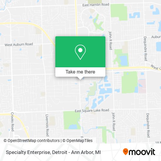 Specialty Enterprise map