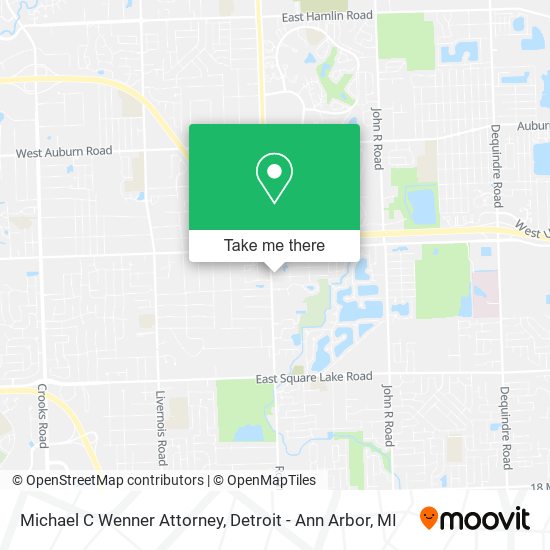 Mapa de Michael C Wenner Attorney