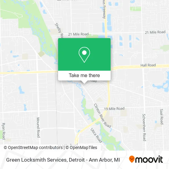 Green Locksmith Services map
