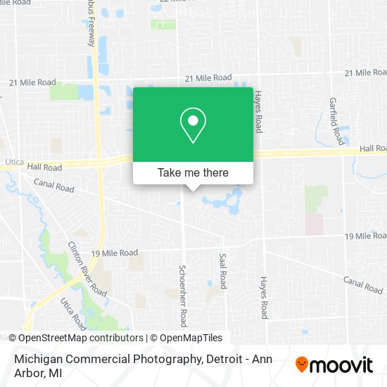 Michigan Commercial Photography map