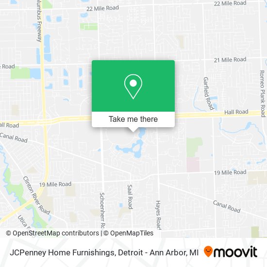 Mapa de JCPenney Home Furnishings