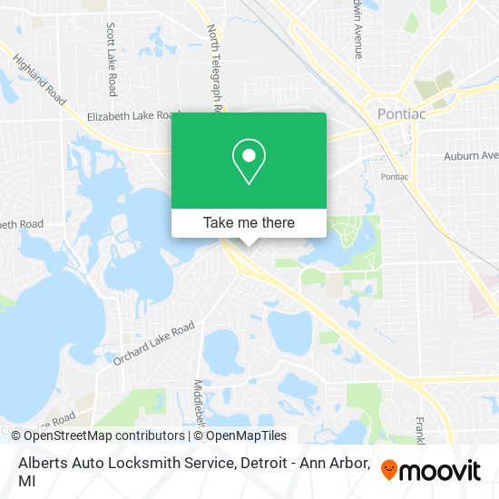 Mapa de Alberts Auto Locksmith Service