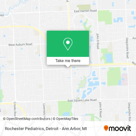 Rochester Pediatrics map