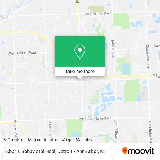 Abaris Behavioral Heal map