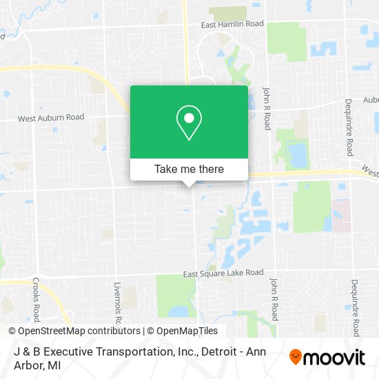 J & B Executive Transportation, Inc. map