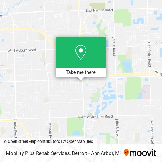 Mobility Plus Rehab Services map