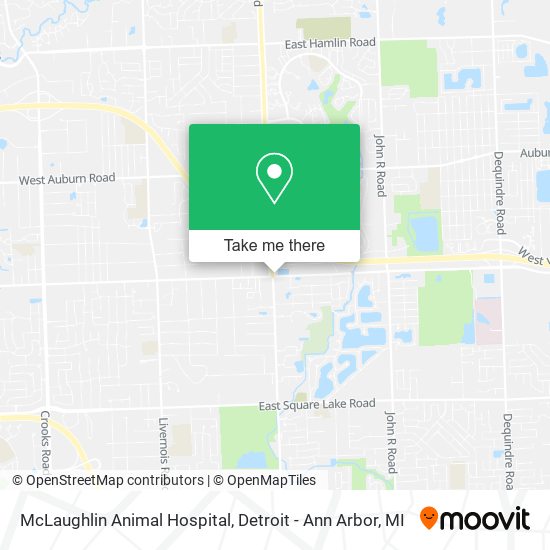 Mapa de McLaughlin Animal Hospital