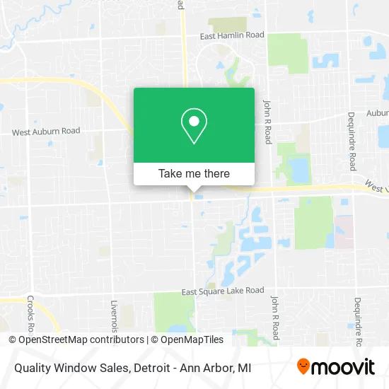 Quality Window Sales map