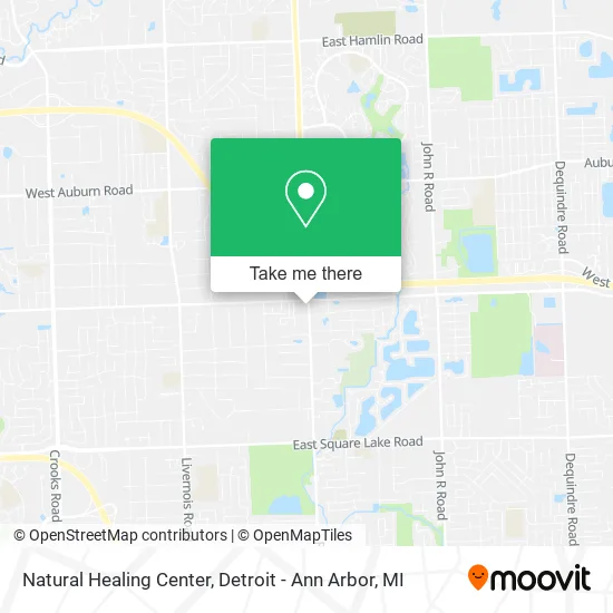 Natural Healing Center map