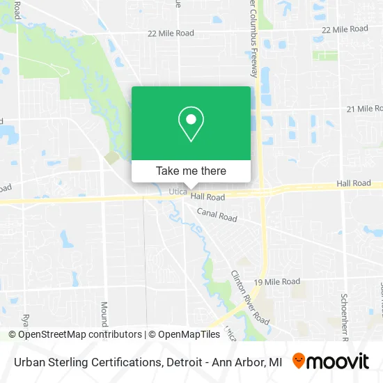 Urban Sterling Certifications map