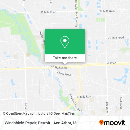 Mapa de Windshield Repair