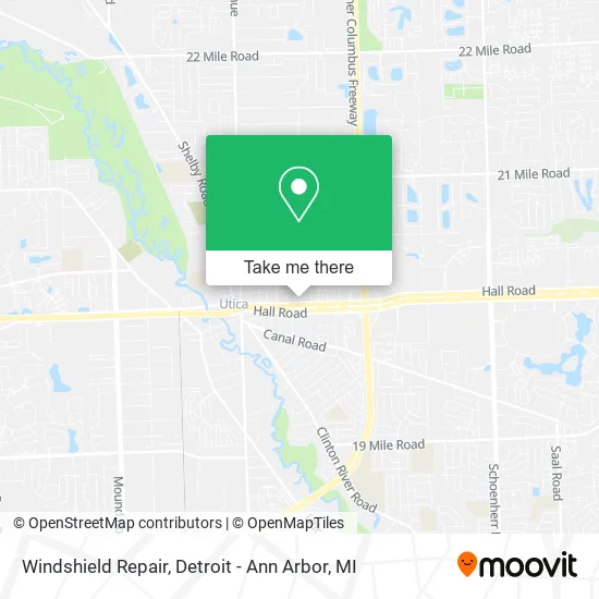 Windshield Repair map