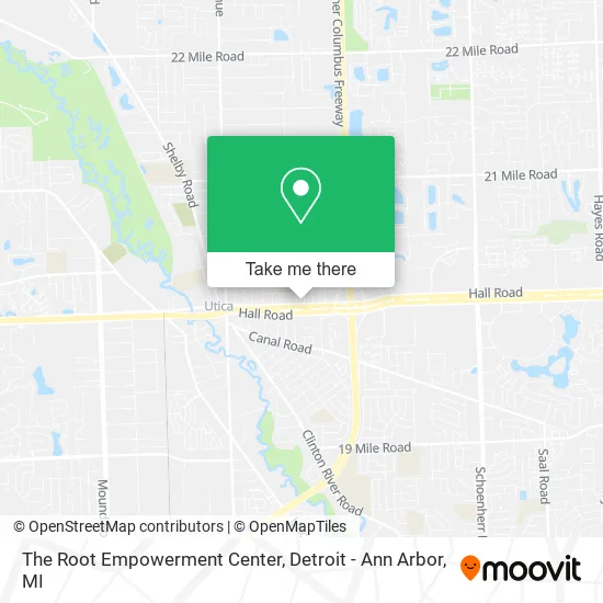 The Root Empowerment Center map