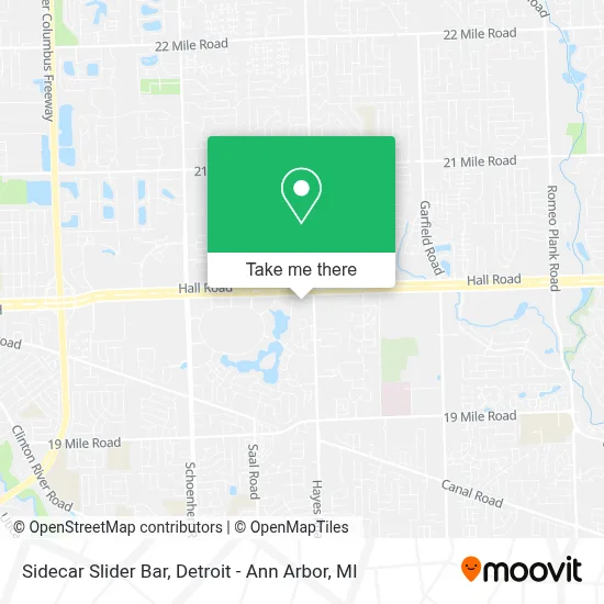 Sidecar Slider Bar map