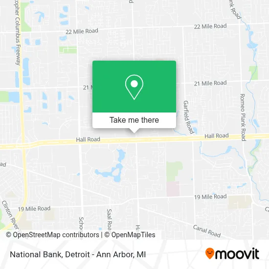 National Bank map