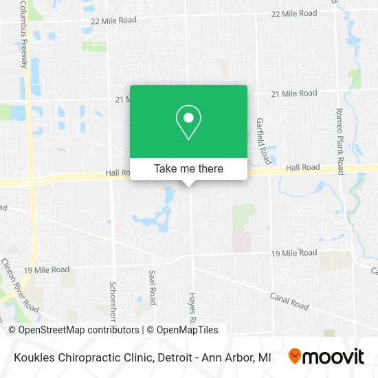 Koukles Chiropractic Clinic map