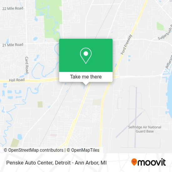 Penske Auto Center map