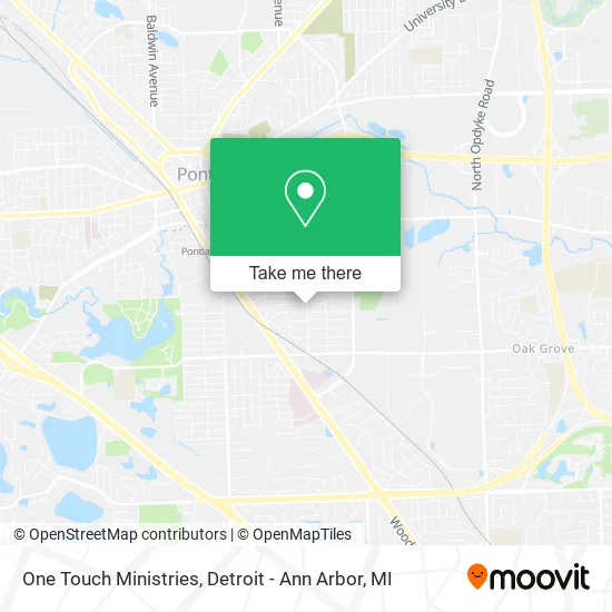 One Touch Ministries map