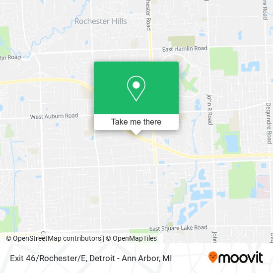 Mapa de Exit 46/Rochester/E