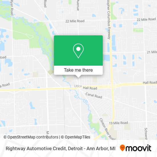 Rightway Automotive Credit map