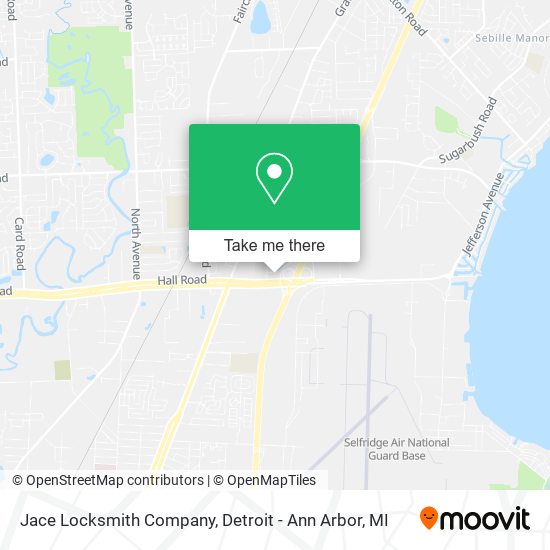 Mapa de Jace Locksmith Company