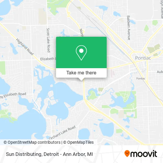 Sun Distributing map