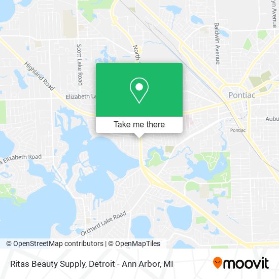 Mapa de Ritas Beauty Supply