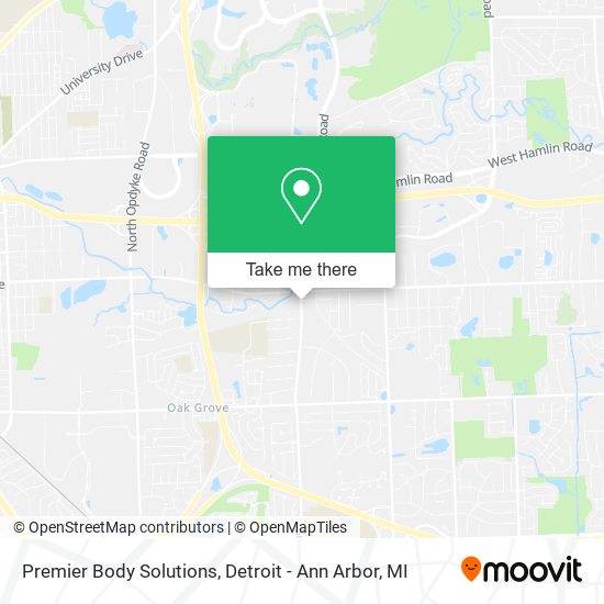 Premier Body Solutions map