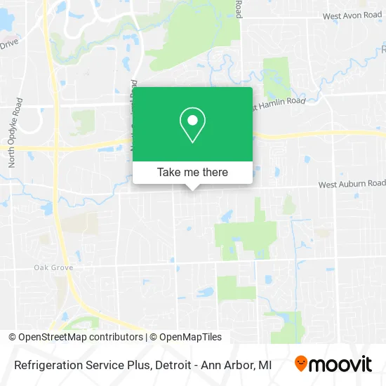 Refrigeration Service Plus map