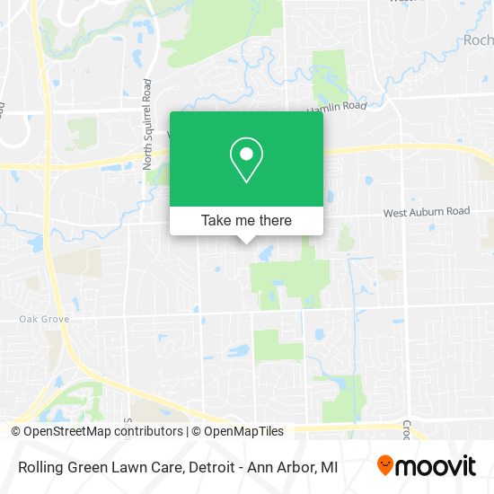 Rolling Green Lawn Care map