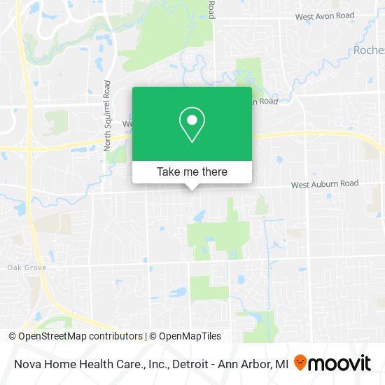 Nova Home Health Care., Inc. map