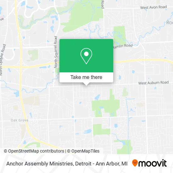 Anchor Assembly Ministries map