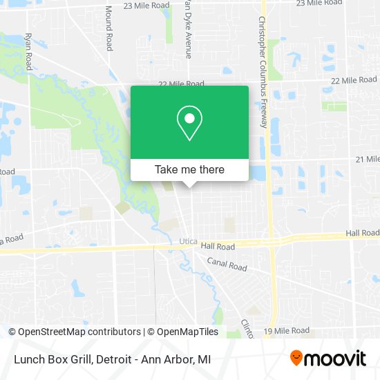 Lunch Box Grill map