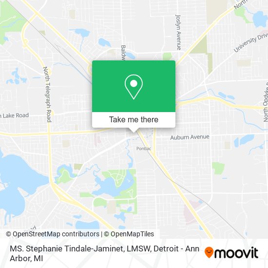 Mapa de MS. Stephanie Tindale-Jaminet, LMSW