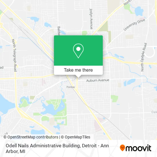 Odell Nails Administrative Building map