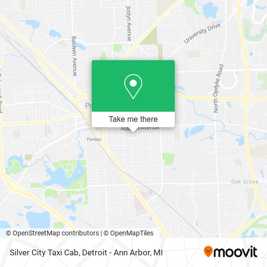Silver City Taxi Cab map
