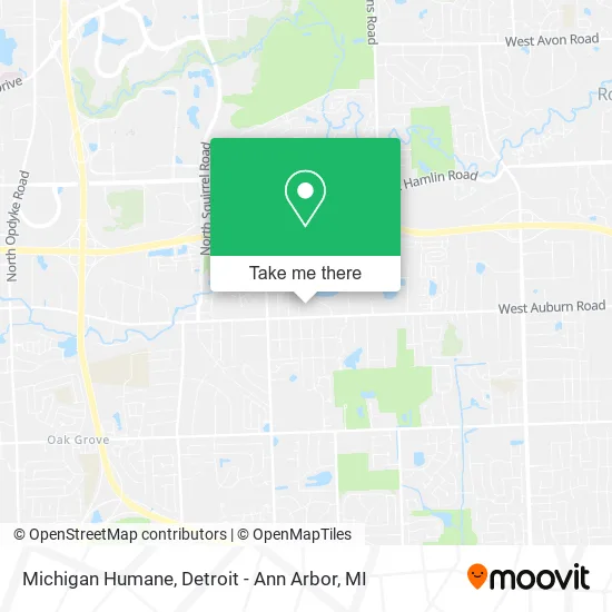 Michigan Humane map