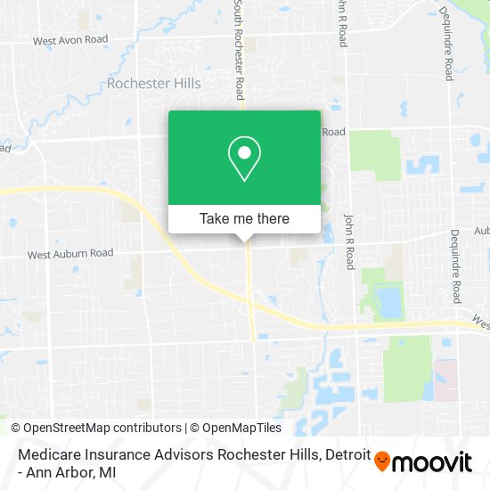 Mapa de Medicare Insurance Advisors Rochester Hills