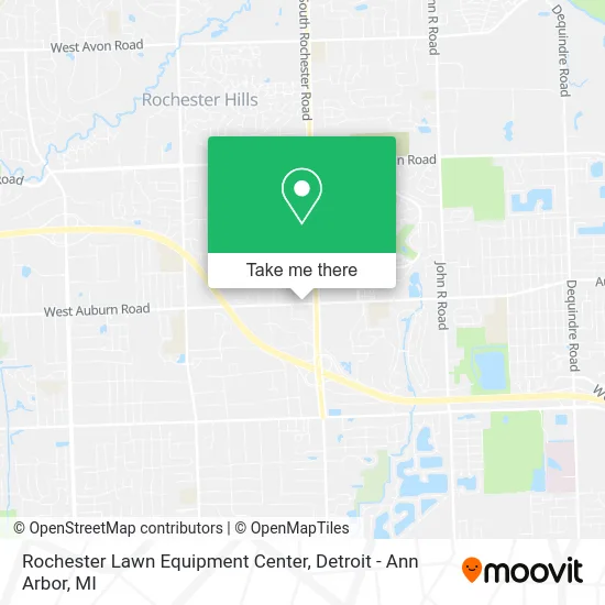 Rochester Lawn Equipment Center map