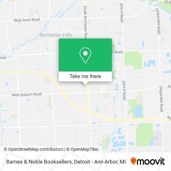 Barnes & Noble Booksellers map